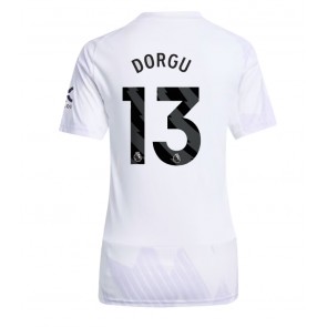 Manchester United Patrick Dorgu #13 Replika Bortatröja Damer 2025-26 Kortärmad